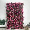 New Design 40x60cm Plastic Grid Artificial Flower Wall 3d Wedding Flower Wall Panel Backdrop