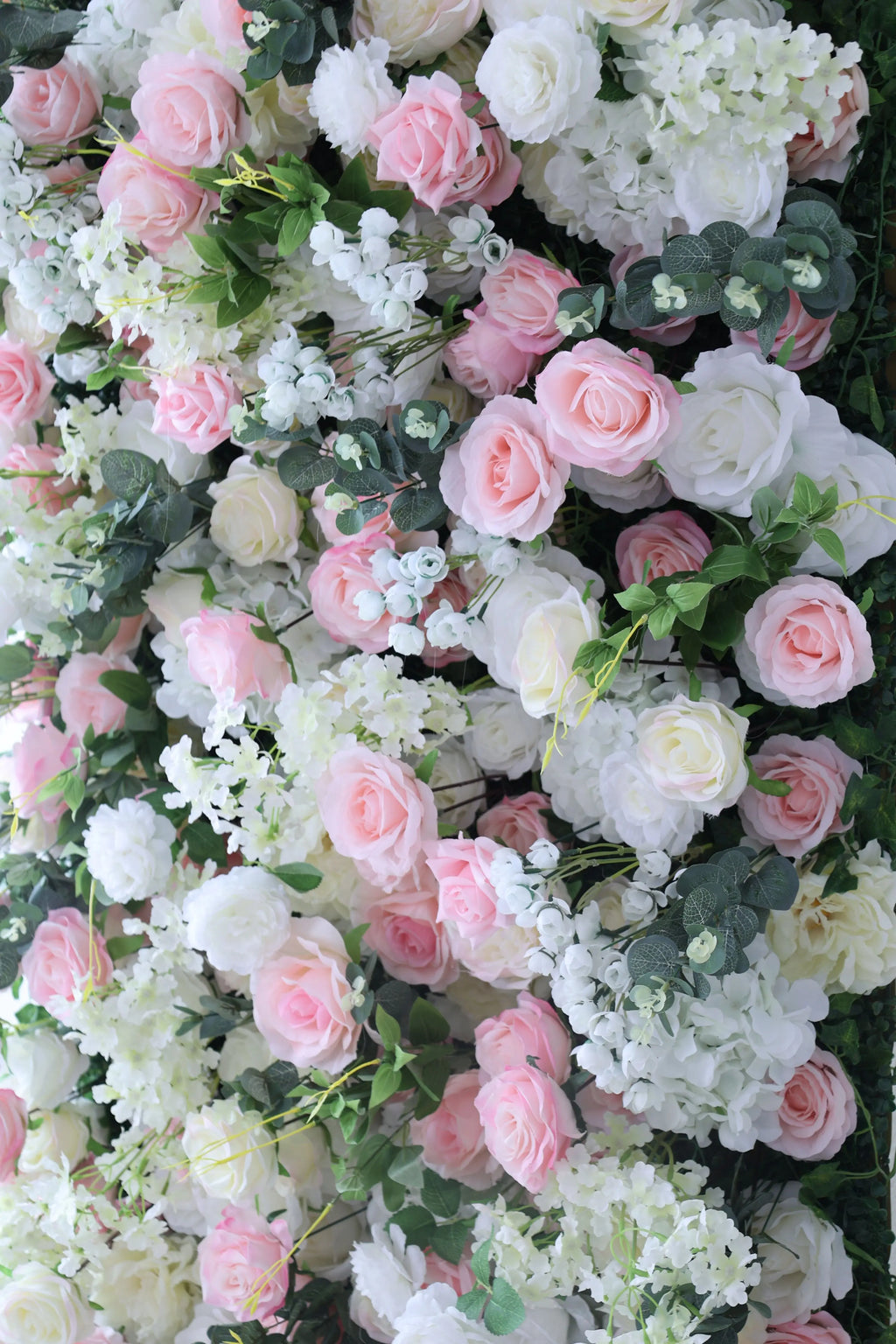 Artificial Rose Flower Wall, High-quality Wedding Wall, Flower Wall for Wedding Background Decoration