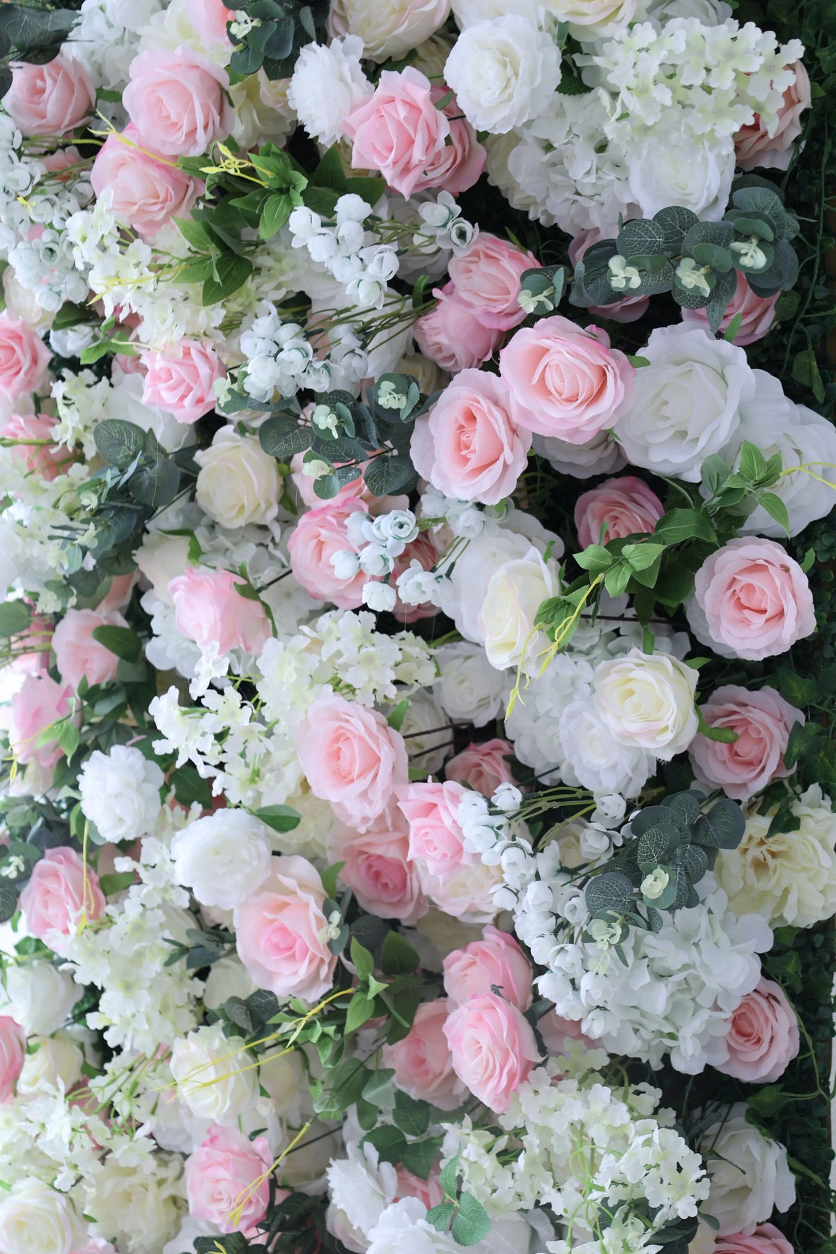 Artificial Rose Flower Wall, High-quality Wedding Wall, Flower Wall for Wedding Background Decoration