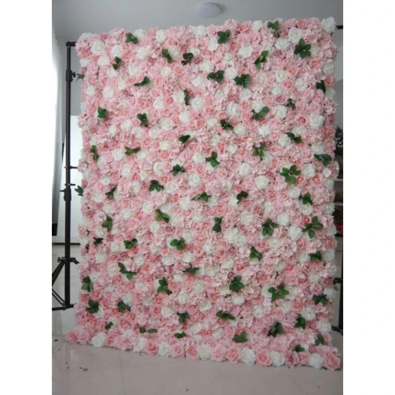 Silk Flowers Panel Backdrop Wall Wedding Decor Wholesale Flower Wedding Backdrop