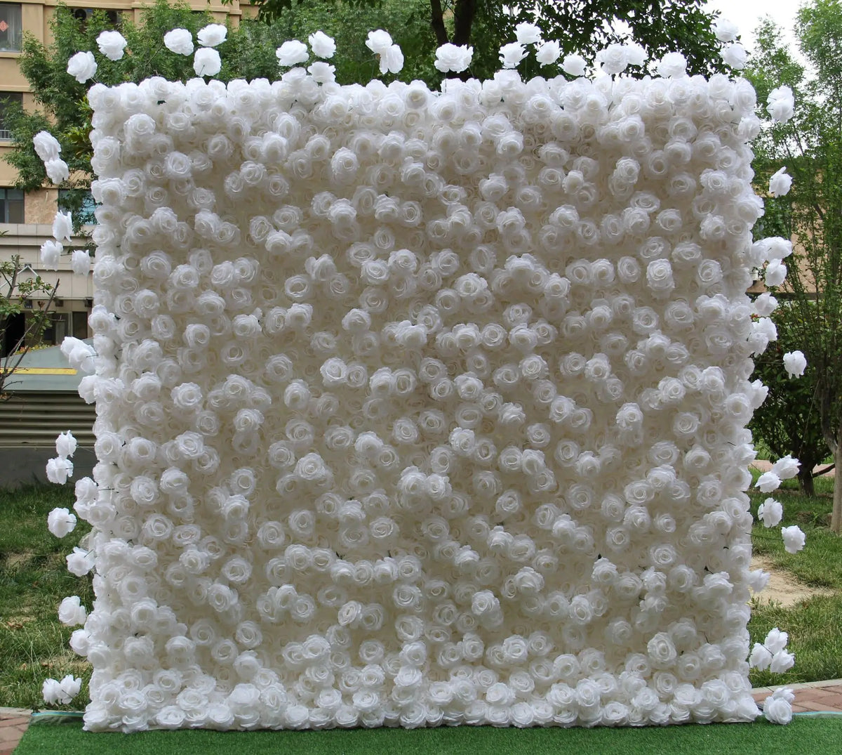 Wedding Flowers Plant Hanging Wedding Decoration 40*60 Silk Flower Rose Wall Backdrop Flower Wall