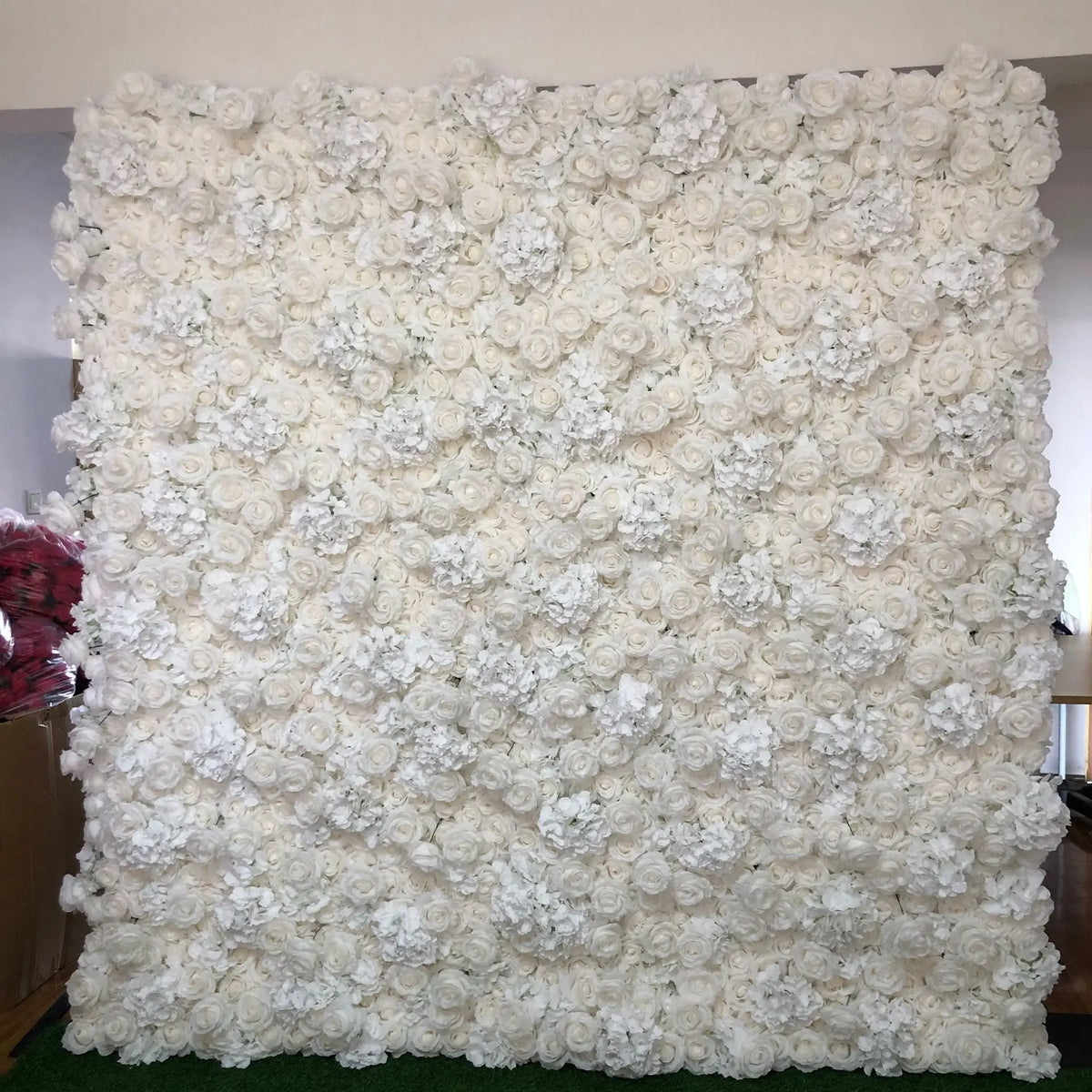 Wedding Flowers Plant Hanging Wedding Decoration 40*60 Silk Flower Rose Wall Backdrop Flower Wall