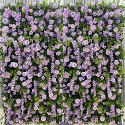Handmade Artificial Pink Lily Rose Flower Wall Popular Photo-Taking Background Wedding Shopping Mall Window Decoration Wall