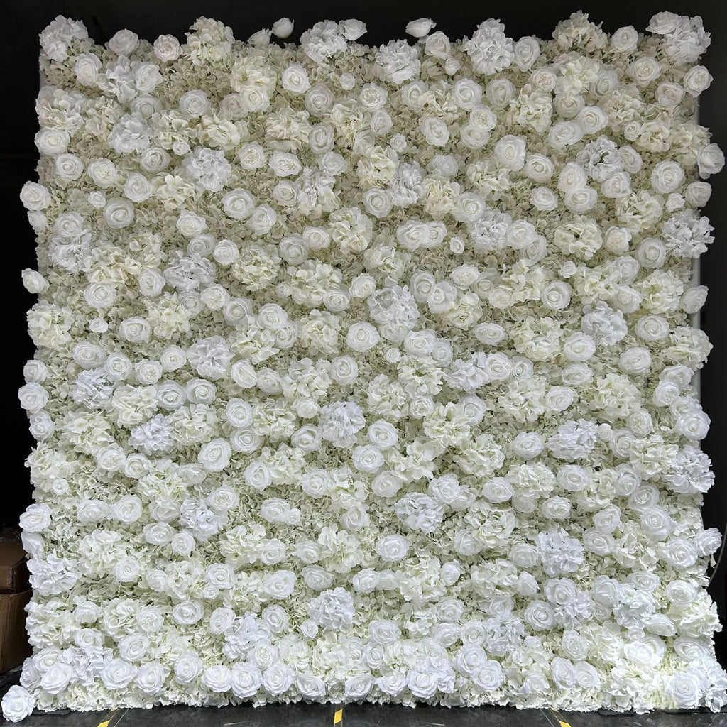 Realistic Blooming Floral Wall for Party, Event, and Home Decor  Artificial Rose Wall