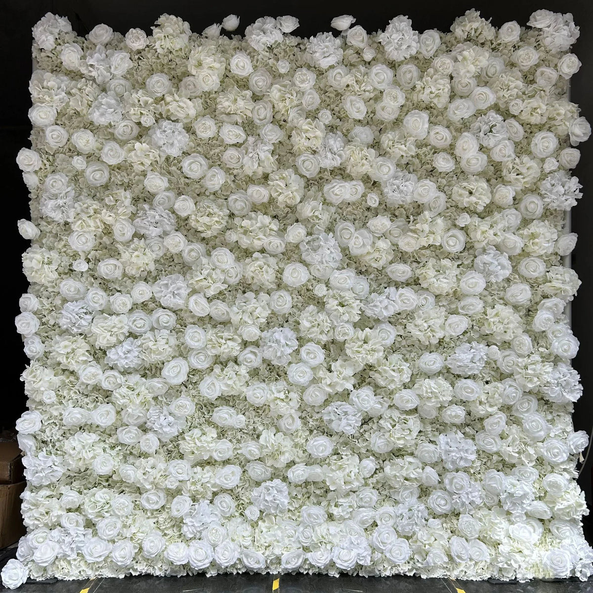 Realistic Blooming Floral Wall for Party, Event, and Home Decor  Artificial Rose Wall