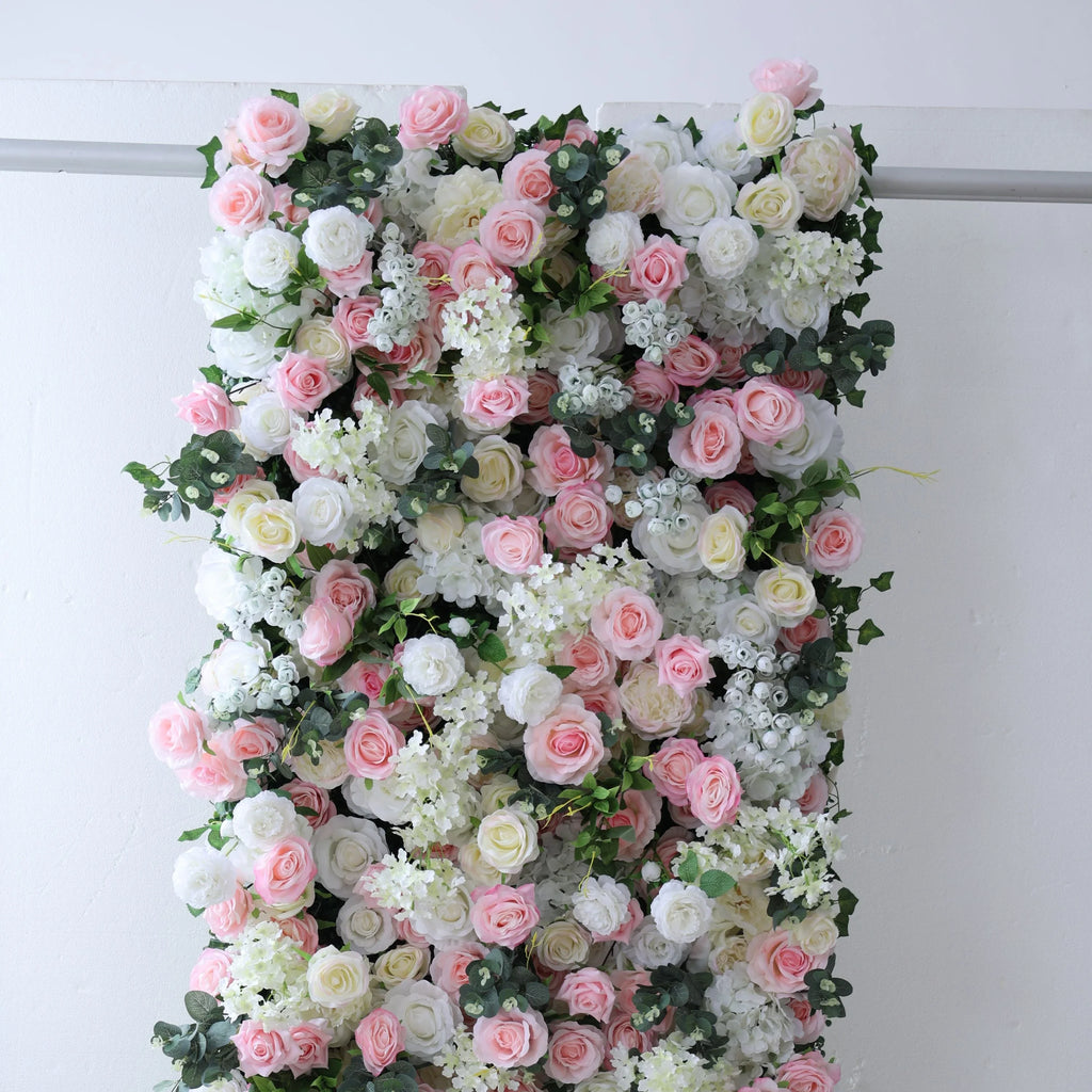 Artificial Rose Flower Wall, High-quality Wedding Wall, Flower Wall for Wedding Background Decoration