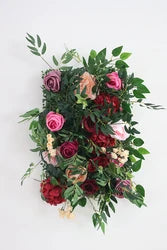 New Design 40x60cm Plastic Grid Artificial Flower Wall 3d Wedding Flower Wall Panel Backdrop - FW46-095