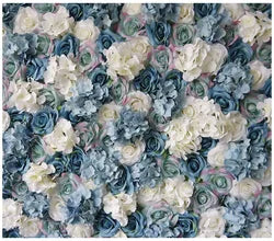 Flowerwall Spun Silk 3D  Flowers Wall Backdrop Roll UpRoses  Modern Handmade Lightweight Long-Lasting Wall Panel Background - 06