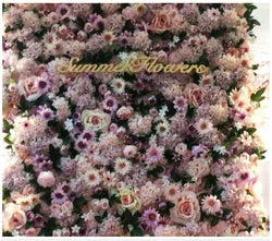 Flowerwall Spun Silk 3D  Flowers Wall Backdrop Roll UpRoses  Modern Handmade Lightweight Long-Lasting Wall Panel Background - 18