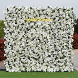 L-R513 Custom High Quality Wholesale 5D Pink Mixed Flowers for Wedding Party Decoration, Best Selling Artificial Flower Wall