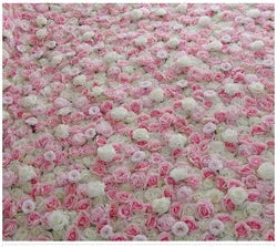 Flowerwall Spun Silk 3D  Flowers Wall Backdrop Roll UpRoses  Modern Handmade Lightweight Long-Lasting Wall Panel Background - 14
