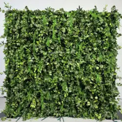 High Quality 3D Silk Floral Panel Custom 5D/8D Artificial Rose Flower Wall Wedding Christmas Graduation Stage Background - #20