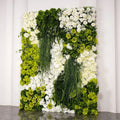 3Dromantic Detachable Modern Plastic Simulated Silk Flower Wall for Weddings Birthday Parties Hotel Banquet Decorations