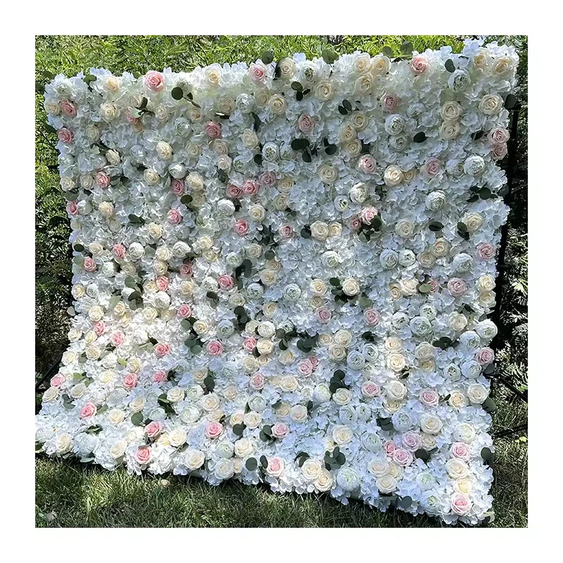 Decoration Luxury Rose Wedding Wall Board for Decoration Wedding Backdrop Flowers Wall