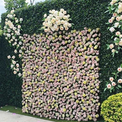 High Quality Handmade 3D Floral Wall Artificial Roll Flower Wedding Background Christmas Graduation Decoration Chinese New Year